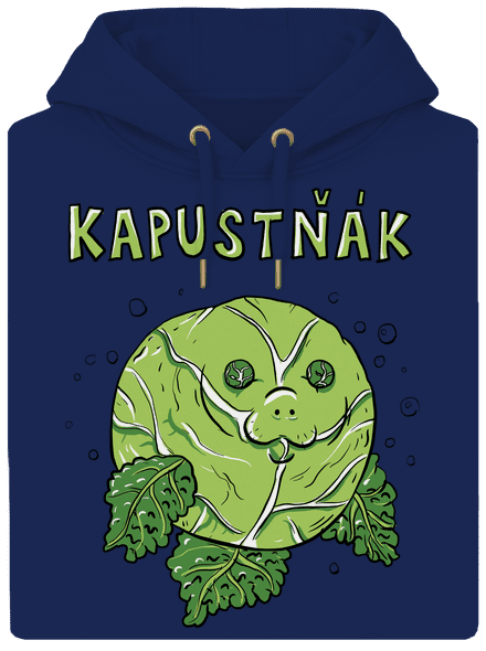 Kapustňák unisex mikina premium Navy