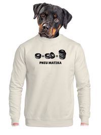 unisex mikina bez kapuce