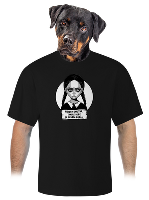 Nejsem smutná unisex tričko oversized Black