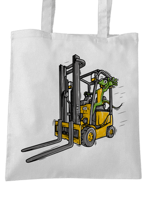 Ještěrka  taška White