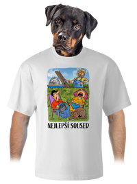 unisex tričko oversized