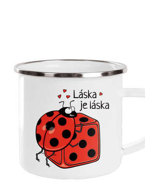 Láska je láska plecháček White