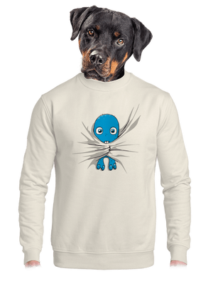 unisex mikina bez kapuce