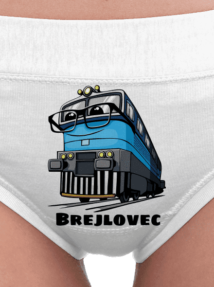 Brejlovec dámské kalhotky White