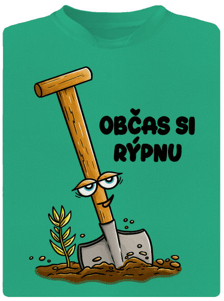 Občas si rýpnu pánské sportovní tričko Mint Mal