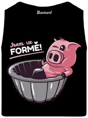 Ve formě pánské tílko Black