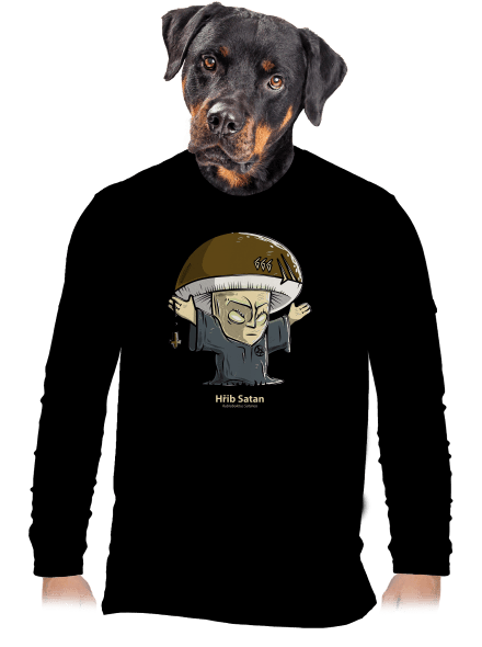 Hřib Satan pánské dlouhý rukáv Black
