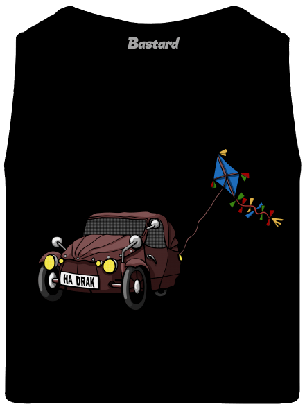 Hadrák pánské tílko Black