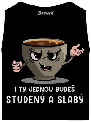 Studená káva pánské tílko Black