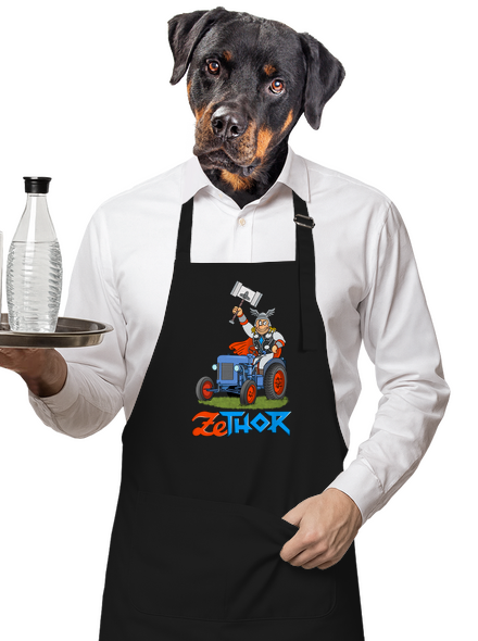ZeThor zástěra Black