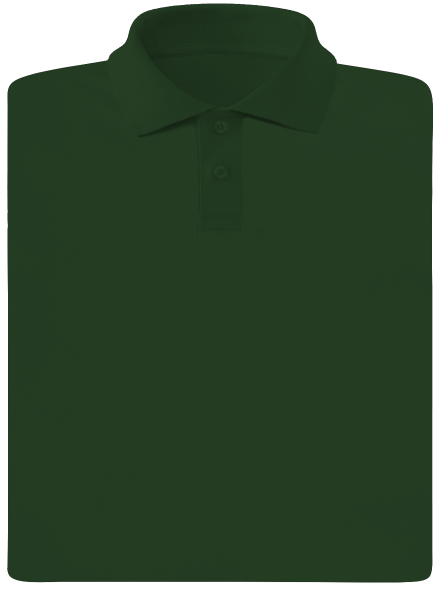 Bez potisku pánská polokošile Bottle Green Mal