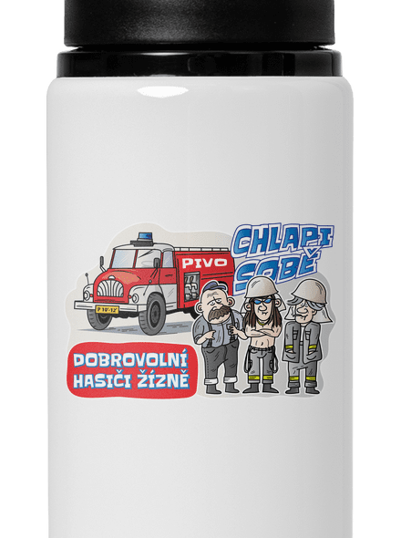 Hasiči žízně lahev na vodu White