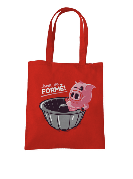 Ve formě taška Bright Red