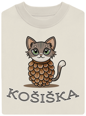 Košiška unisex mikina bez kapuce Off White