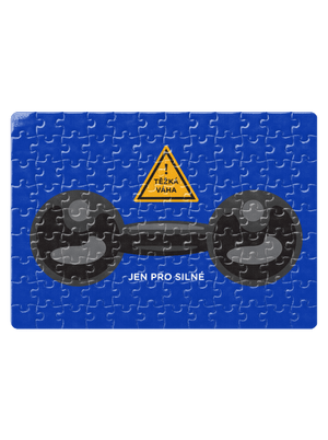 Těžká váha puzzle White