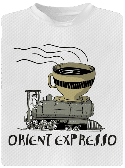 Orient expresso dětské sportovní tričko White