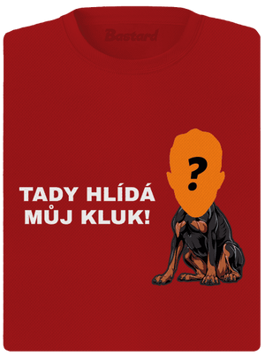 Tady hlídám já dámské sportovní tričko Red Mal