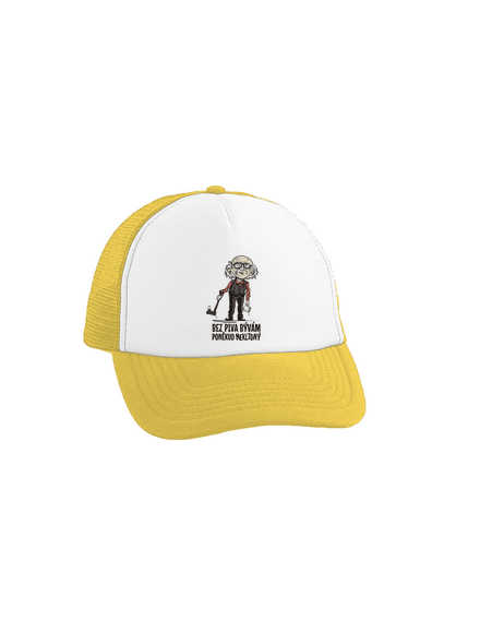 Neklidný bez piva kšiltovka truckerka Sunflower cap