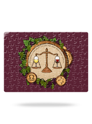 Vinný horoskop: Váha puzzle White