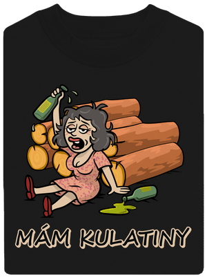 Mám kulatiny unisex mikina bez kapuce Black