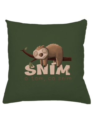 Sním o tom, co sním polštář Olive Green