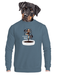 unisex mikina bez kapuce