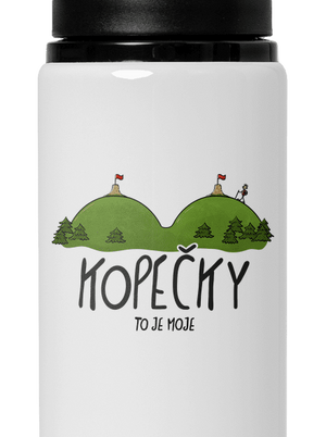 Kopečky lahev na vodu White