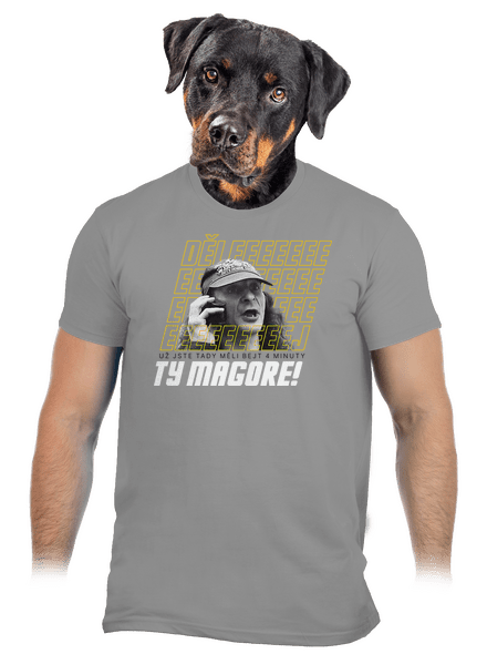 B18: Jiří Kára pánské tričko Sport Grey