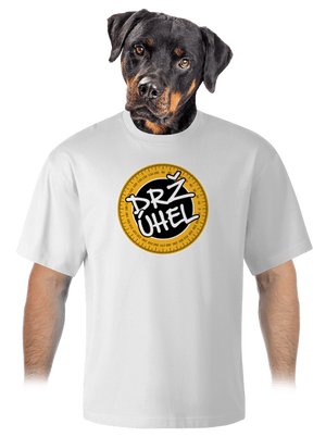 Drž úhel unisex tričko oversized White