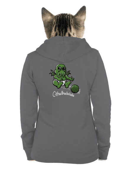 Cthulhululu dámská mikina na zip Steel Gray