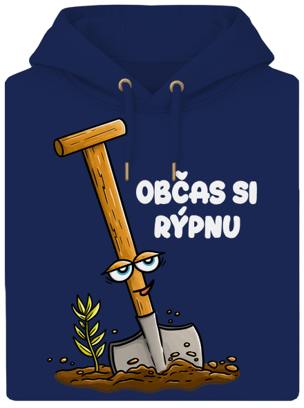 Občas si rýpnu unisex mikina premium Navy