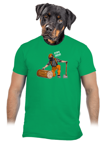 Dřevorubec pánské tričko Kelly Green