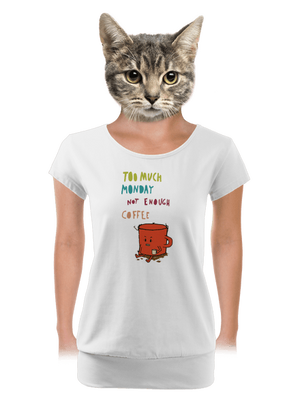 dámské tričko s lemem