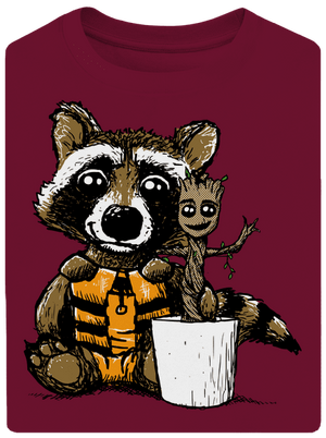 Strážci galaxie unisex tričko oversized Garnet