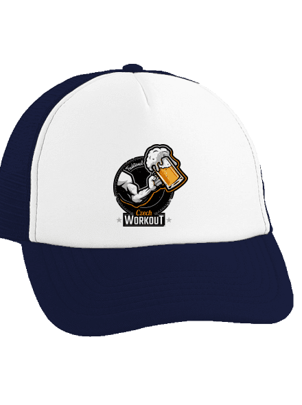 Czech Workout kšiltovka truckerka French Navy cap