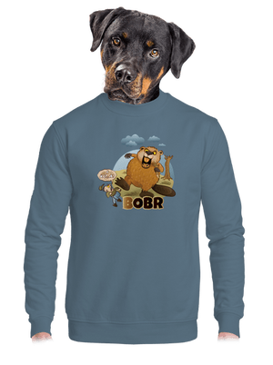 unisex mikina bez kapuce