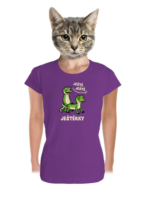 Ještě, ještě dámské tričko premium Purple
