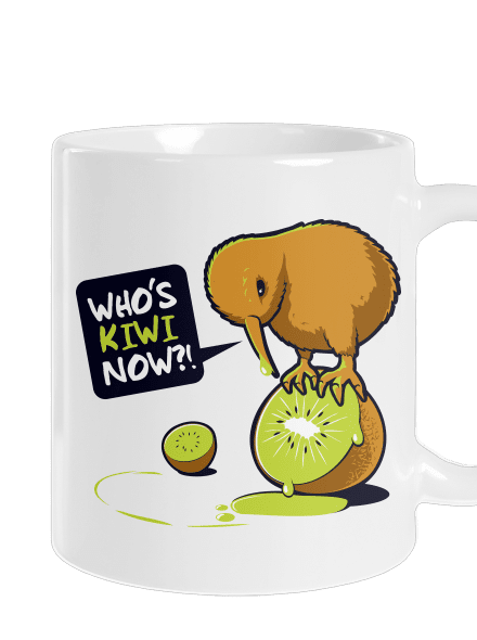 Kiwi klasický hrnek White