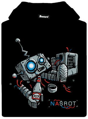 Našrot dámská mikina klokanka Black