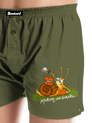 Makám na baráku pánské trenky Khaki