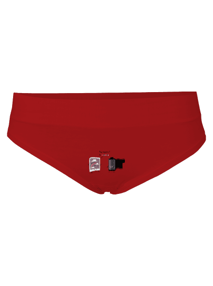 Buď pozitivní dámské kalhotky Red Mal
