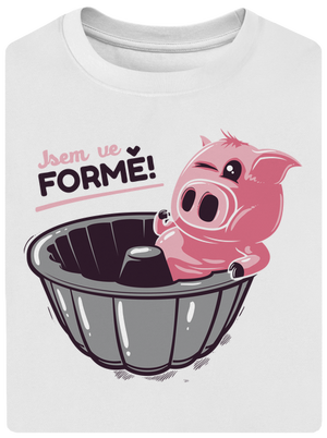 Ve formě unisex tričko oversized White