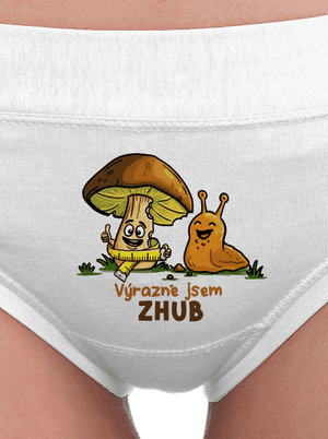 Jsem zhub dámské kalhotky White