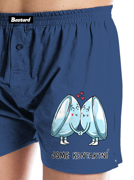 Kontaktní čočky pánské trenky Blue