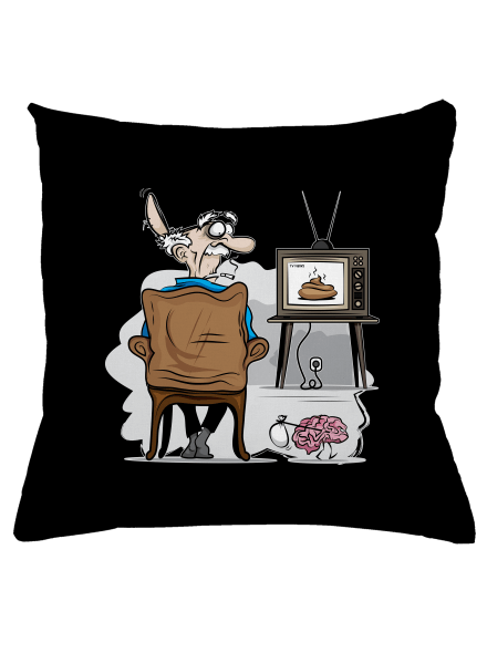 TV News polštář Black