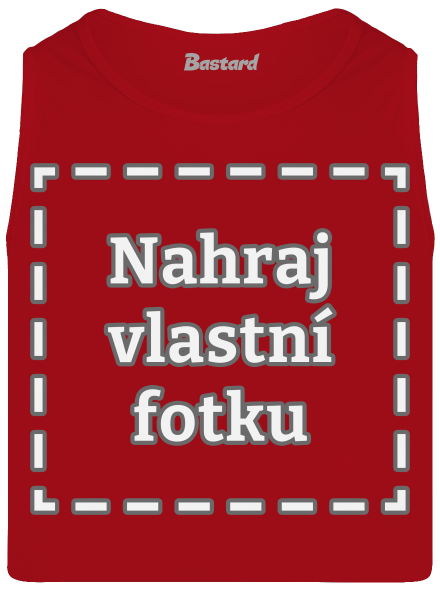 Vlastní potisk pánské tílko Red