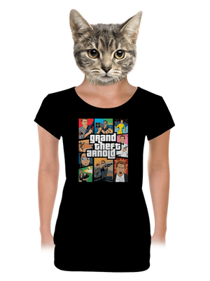 dámské tričko s lemem