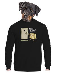 unisex mikina bez kapuce