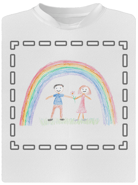 Dětské kresby - nahraj vlastní pánské sportovní tričko White