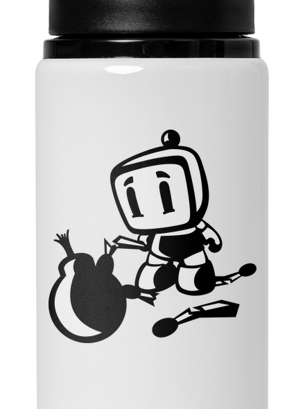 Bomberman lahev na vodu White